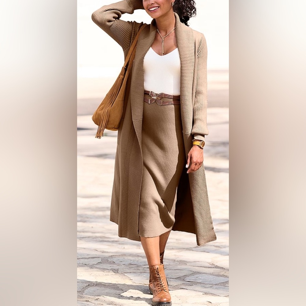 Lascana long knit cardigan SZ 4/6